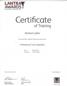 Certificate of Training